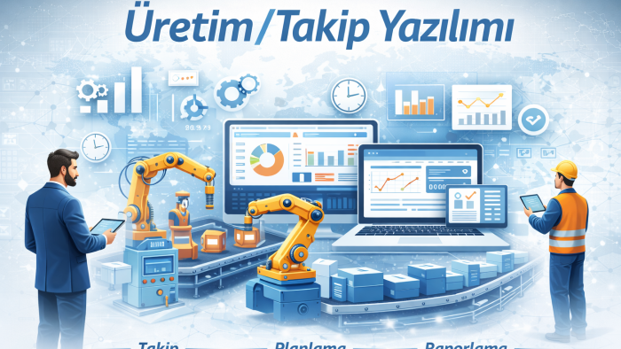 işletmenize özel üretim takip yazılımı yapabilirim