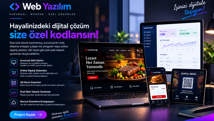 size özel web yazılımları hazırlarım