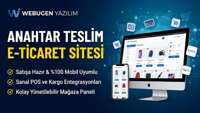 anahtar teslim satışa hazır e-ticaret sitenizi kurarım