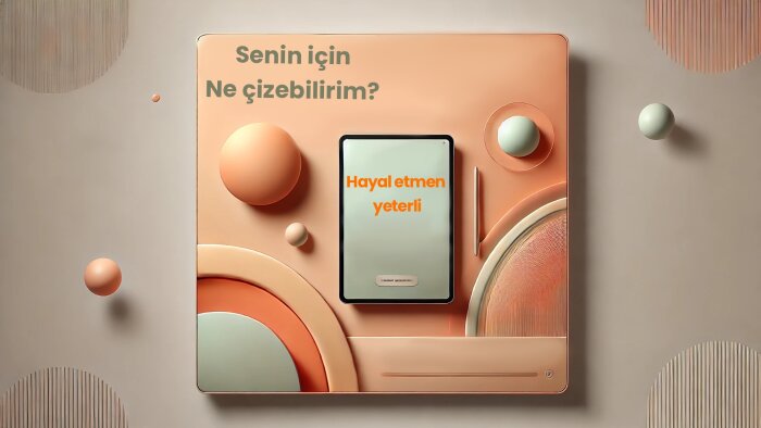 hayal edilen sahneleri çizgilere döken bir illüstratörüm