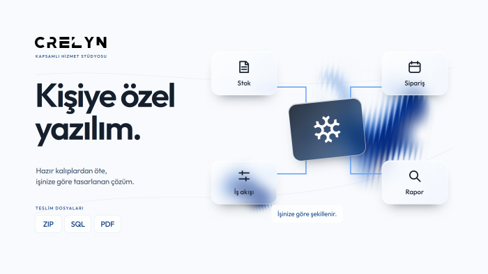 özel yazılımlar yapabilirim