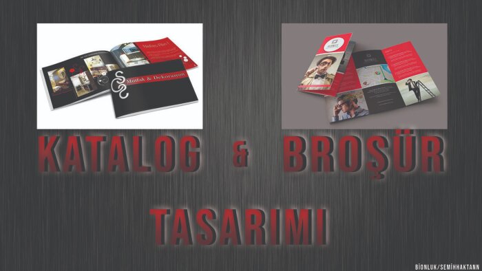 broşür, katalog, afiş gibi tasarımlarınızı yaparım