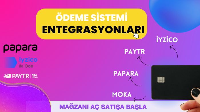 sitenize ödeme sistemi entegre ediyorum