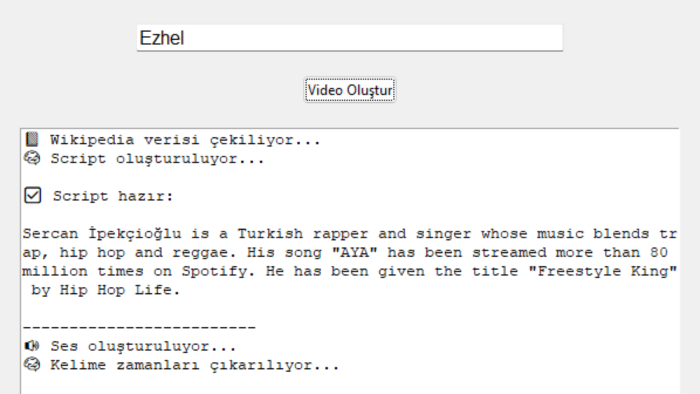 içerik üretecek yapay zeka botları geliştirebilirim