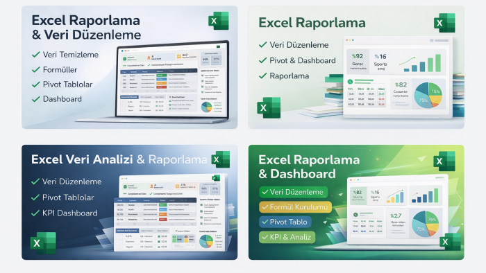 excel ile veri analizi ve takip dosyaları oluşturuyorum