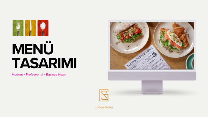 işletmeler için modern ve profesyonel menüler hazırlarım