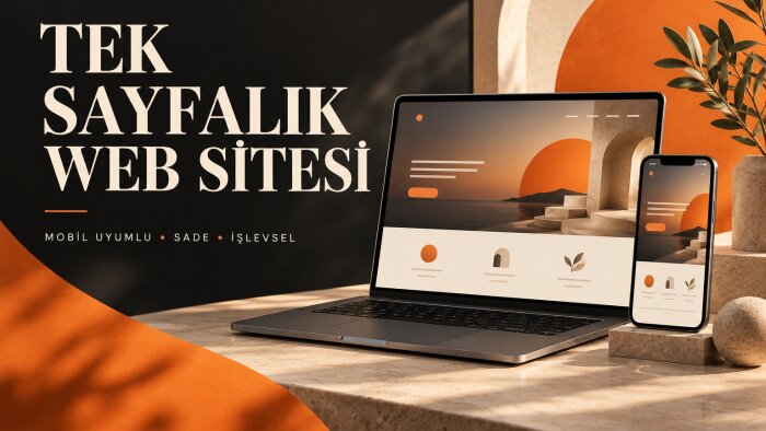 mobil uyumlu tek sayfalık web sitenizi hazırlayayım