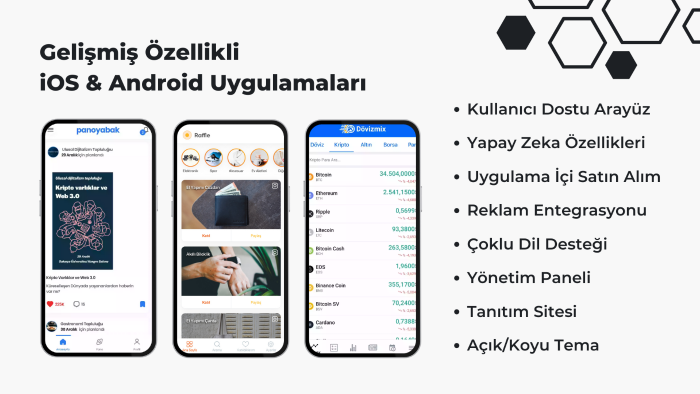 ihtiyacınız olan mobil uygulamayı geliştirebilirim