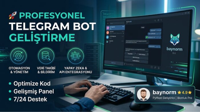 istediğiniz botu yazabilirim