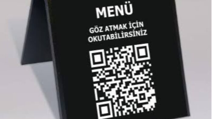 QR kod menü yapabilirim