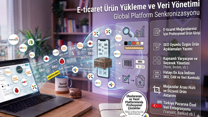 e-ticaret mağazanıza profesyonel veri girişi yaparım