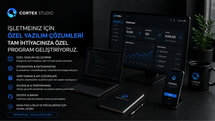 modern teknolojilerle size özel yazılımlar kodlarım