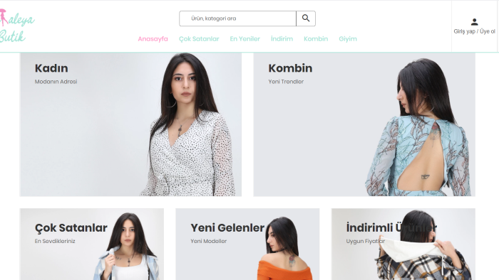 sizin için profesyonel bir e-ticaret sitesi hazırlayabilirim