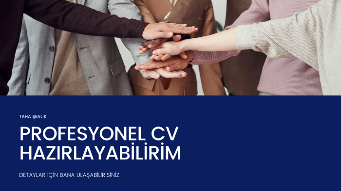 sizin için etkili ve ilgi çekici CV hazırlarım