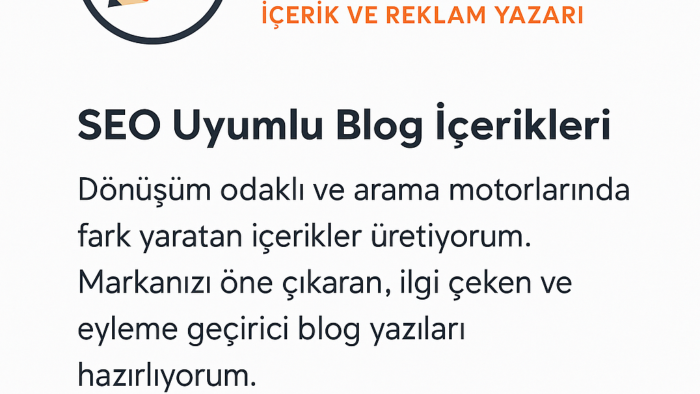 markaların dikkat çeken SEO içeriklerine hayat veririm