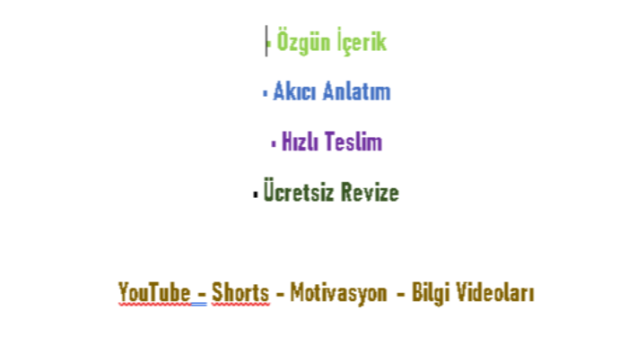 YouTube için özgün ve akıcı video metni yazarım