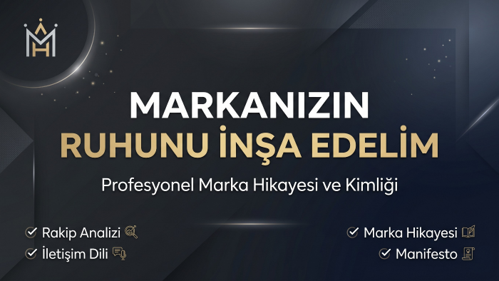 markanızın kimliğini oluşturur ve hikayesini yazarım