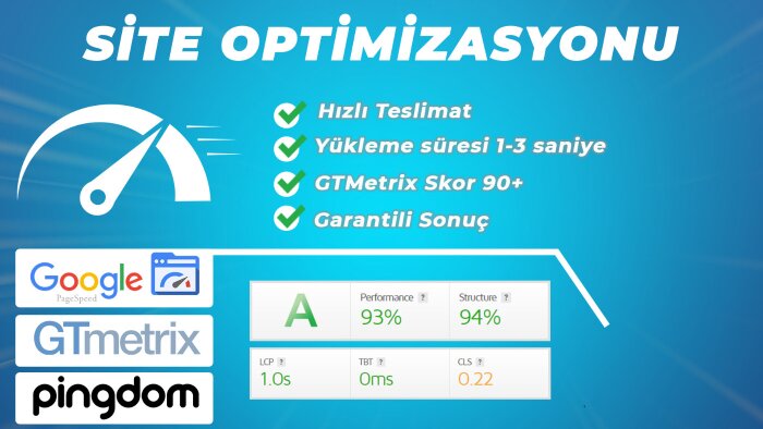 wordpress sitenizin hızını jet hızına çıkarırım