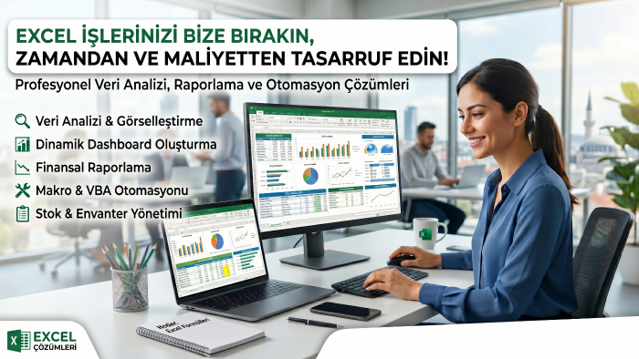 karmaşık verilerinizi ve excel tablolarınızı düzenlerim