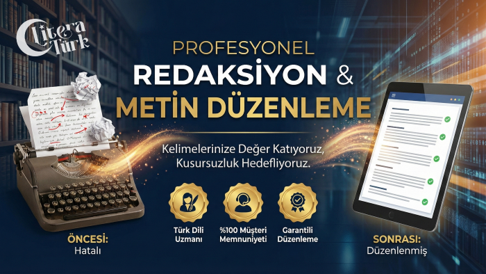 metinlerinizin imla ve anlatım bozukluklarını düzeltebilirim