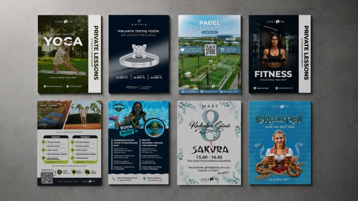 banner ve reklam afişleri tasarımı yaparım