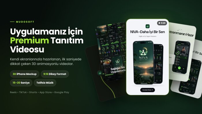 uygulama tanıtım videosu hazırlayabilirim