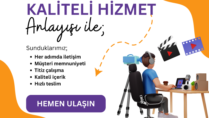 videolarınızı kurgulamak için buradayım