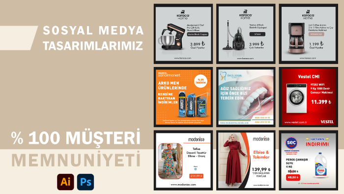 sizin markanızı post ve story tasarımları hazırlarım