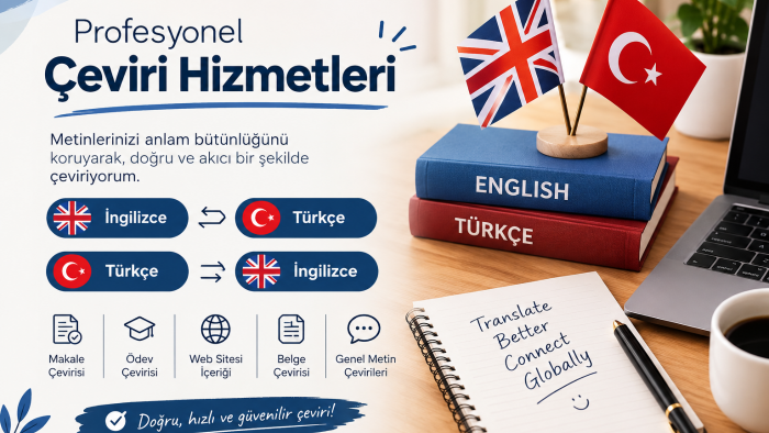 çeviri işlemlerinizi gerçekleştiririm