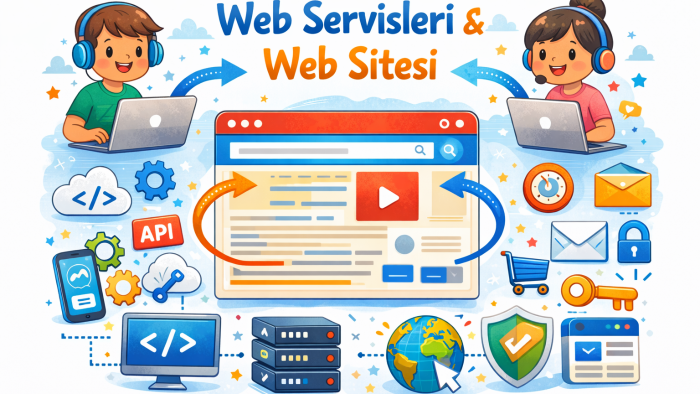 web sitesi ve ilgili servislerini hazırlayabilirim