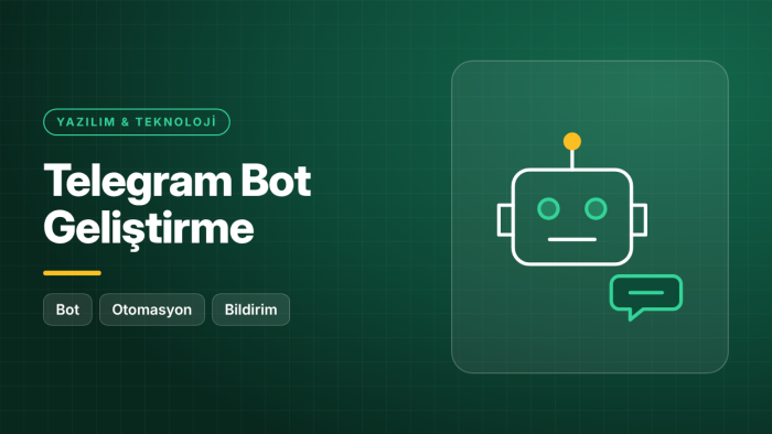 işletmeniz için Telegram botu geliştiririm