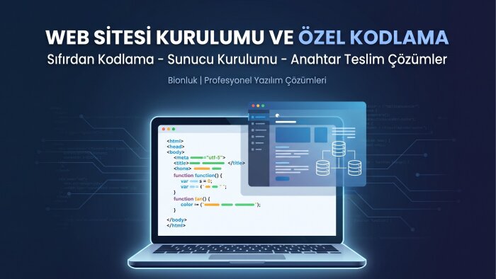 özel kodlama ve anahtar teslim sunucu kurulumu yapabilirim