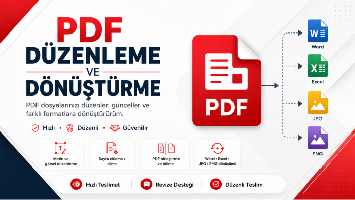 pdf dosyalarınızı düzenleyebilirim