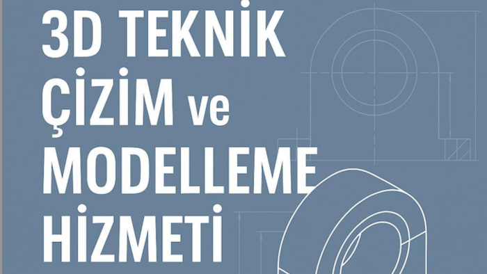 3d teknik çizim ve modelleme hizmeti sunuyorum