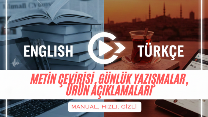 türkçe-ingilizce metin çeviri yaparım