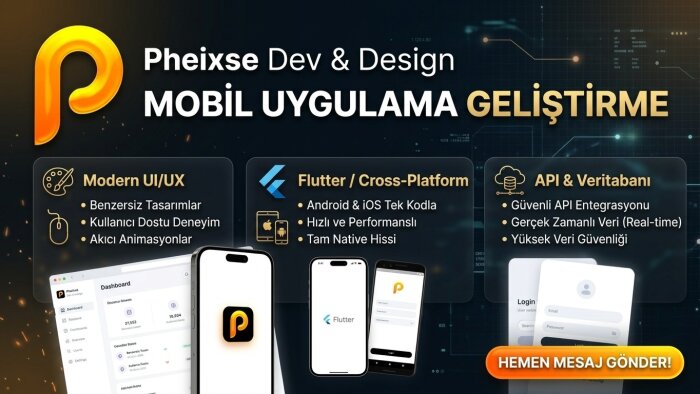 sizler için hayalinizdeki uygulamayı yapabilirim
