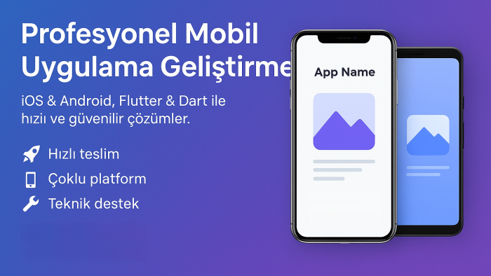 modern mobil uygulamalar geliştiririm