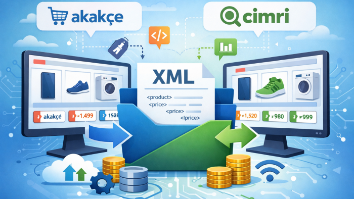 Akakçe ve Cimri için XML entegrasyonu yapabilirim