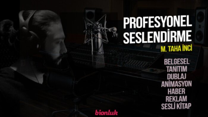 profesyonel belgesel, reklam ve film seslendiriyorum