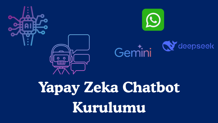 yapay zeka destekli müşteri temsilcisi chatbot kurarım