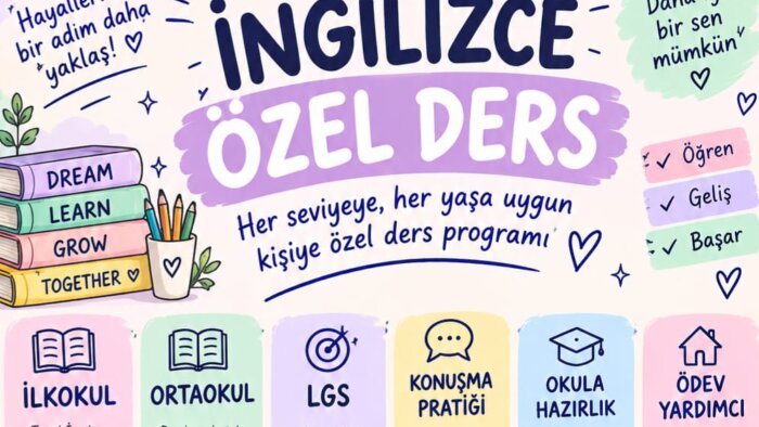 size ileri seviye ve temel seviye İngilizce öğretebilirim