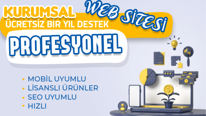 profesyonel web siteleri tasarlıyor ve kuruyorum
