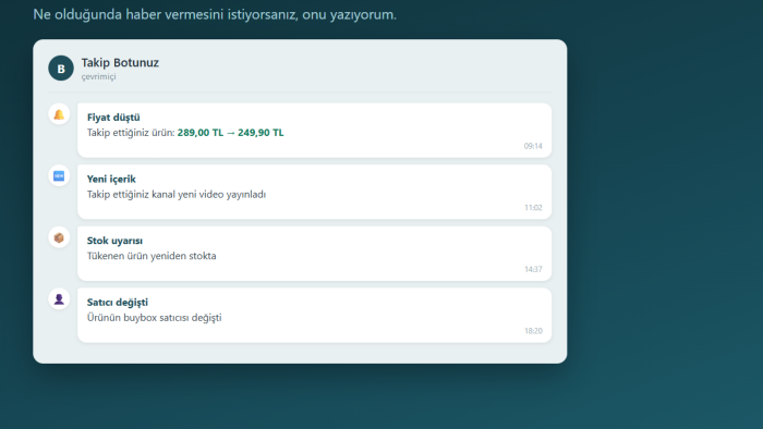 size özel telegram botu yazarım