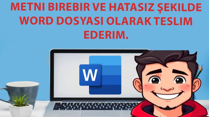 ekran görüntüsünden word’e hatasız metin aktarımı yaparım