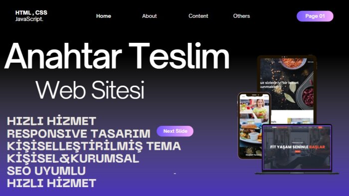 profesyonel seo uyumlu kurumsal web sitesi hazırlarım