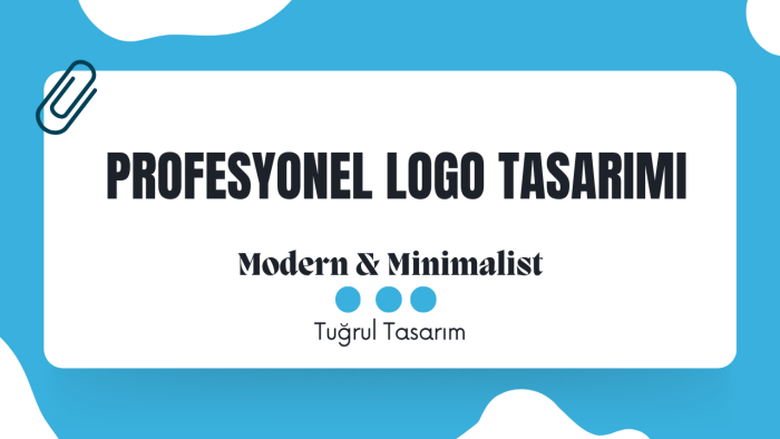 markanızı yansıtacak modern ve özgün logo tasarımı yaparım