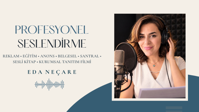 profesyonel Türkçe seslendirme yapabilirim