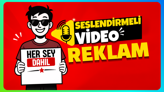 seslendirme içeren video reklamlar hazırlarım