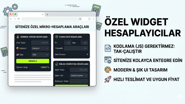 etkileşim artıran mikro yazılım ve widgetlar geliştiririm