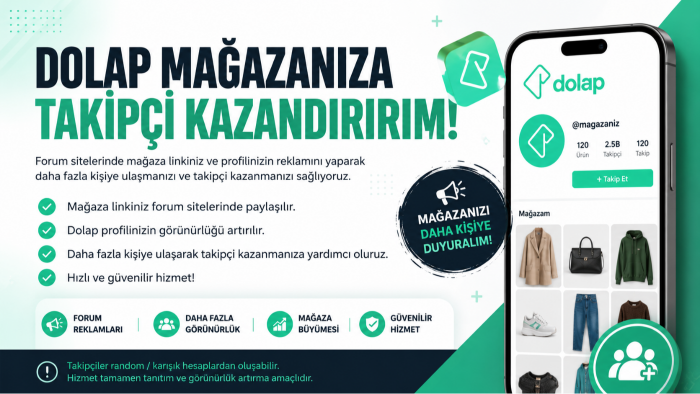dolap mağazanıza reklam ile görünürlüğünü arttırırım